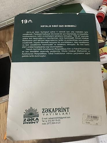Тесты: Məhsul: “Azərbaycan tarixi – Ümumi tarix” Test Toplusu — 2
