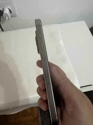 Apple iPhone: IPhone 15 Pro, Б/у, 256 ГБ, Графит, Зарядное устройство, Коробка, Чехол, 86 % — 12