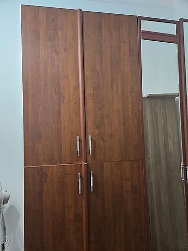 qül: Yataq otağı üçün dolab dəsti - Material: ağac teksturalı laminat — 3