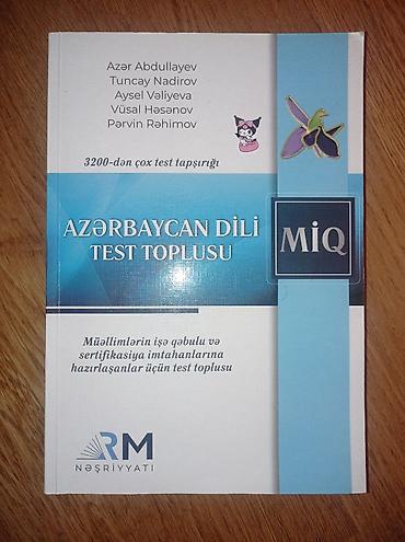 Testlər: QEYD: kitabın üzərində yalnız fonetika mövzusuna aid testlər — 1