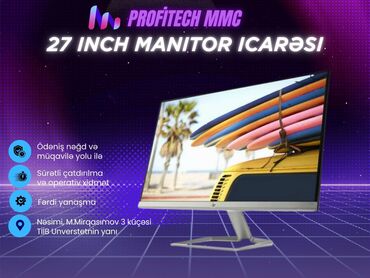 w211 manitor: 27 inch Monitor İcarəsi 🔹 PROFITECH MMC təqdim edir 🔹 🖥 Konfrans