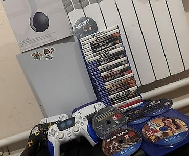 бу плейстейшен 5: PlayStation 5 Fat (cfi-1200) с дисководом. Прочитай! Диски продаются — 1