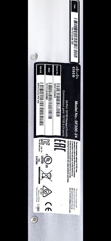 cisco modem: Cisco SF300-24 idarə olunan şəbəkə sviçi - Model: Cisco SF300-24 — 3