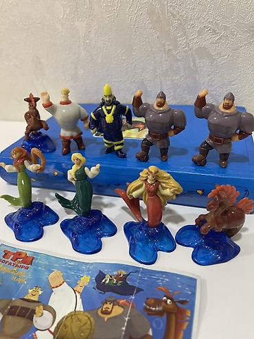 iron magic milk: Игрушки киндер сюрприз серия Три богатыря, серия за 30, повторки — 2