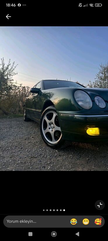 Mercedes-Benz: Mercedes-Benz E‑Class W210 sedan - Kuzov: yaşıl rəng, 4 qapı, klassik — 27