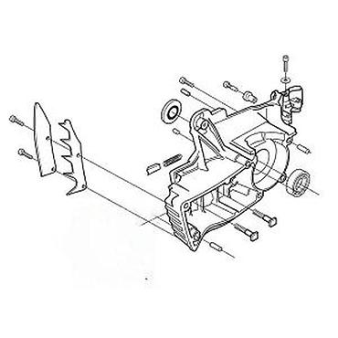 mal 037: Zatezač lanca za motorne testere – mehanizam za kućište kvačila - — 4
