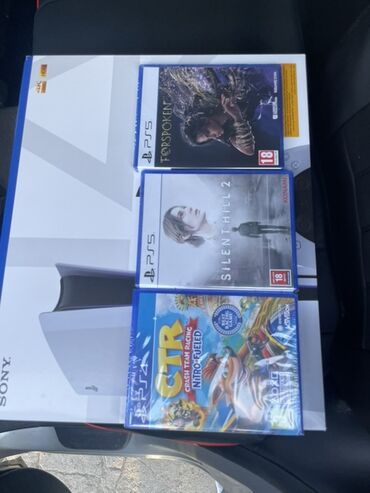 диски игровые: Игровой комплект PlayStation Slim с играми Состав: - Консоль Sony