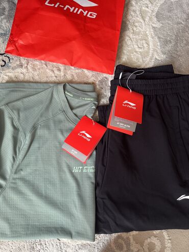 мужская одежда isaia: Мужские брюки, L (EU 40), Li-Ning, Новый