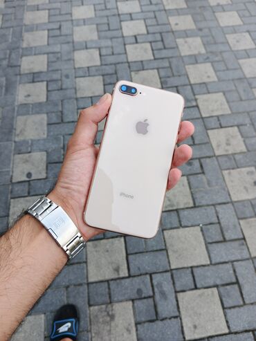 iphone 8 plus qiymeti 2020: IPhone 8 Plus, 64 GB, Starlight, Barmaq izi