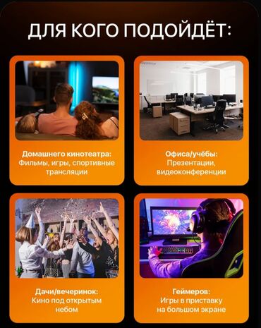 Проекторы: Проектор подключается к телефону ноутбуку повтор экрана качество — 2