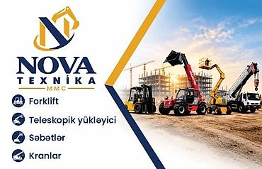 FORKLİFT Nova Texnika MMC olaraq 3.5 ton 5 ton 7 ton 10 ton və 16 ton