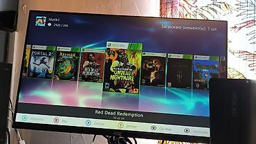 Xbox 360: Xbox 360 Slim прошитый freeboot. установлено 34 игры. Обслужена — 6
