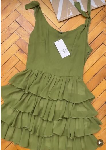 Пиджаки: Вечернее платье, Мини, Zara, M (EU 38)