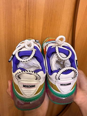 krasofkalar 2023: Moschino Toy Running Sneakers – çoxrəngli unisex krossovkalar Tam — 2