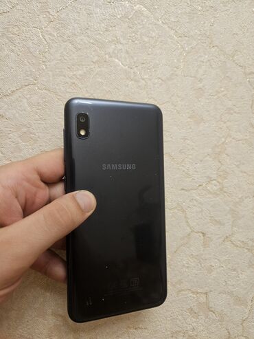 samsung a10 islenmis: Samsung Galaxy A10, 32 GB, rəng - Qara, Sensor, İki sim kartlı