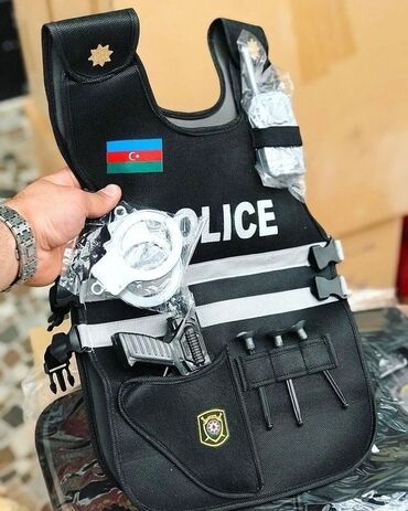 polis oyuncaq dəsti: 👮Polis jilet dəsti 🇦🇿 ✔3+10 yaşa qədər uşaqlar üçün. ✔Dəstin
