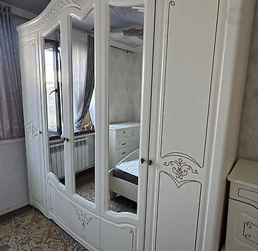 диваны цены: Спальный гарнитур, Б/у, Шкаф, Двуспальная кровать, Комод, Белоруссия, Самовывоз, цвет - Бежевый — 1