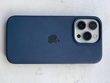 Apple iPhone: IPhone 13 Pro, Б/у, 128 ГБ, Серебристый, Чехол, 80 % — 3