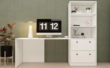 Masalar: Kompüter masası, Yeni, Açılmayan, Laminat, Dördbucaq masa — 10