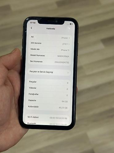 paltar tikis masini: IPhone 11, 64 GB, Space Gray, Face ID — 1