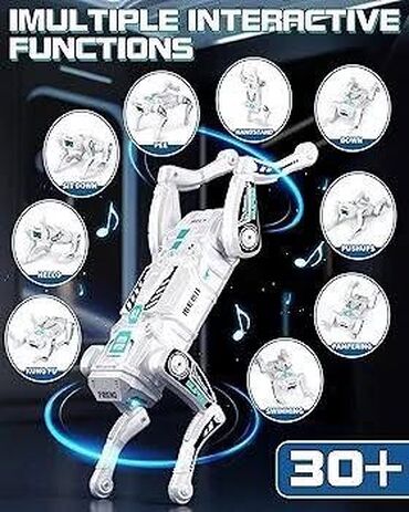 Ostale igračke: Robot pas Мултифункционални електрични RC механички пас, интелигентни — 4