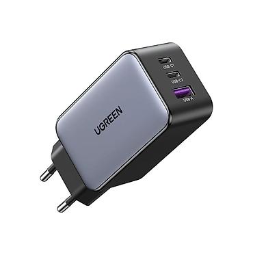 UGREEN Nexode 65W 3-Port GaN Sürətli Şarj Cihazı - Güc: 65W maksimum