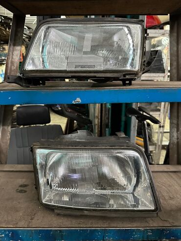 форсунки ауди 100: Алдыңкы фаралар комплектиси Audi 1992 г., Колдонулган, Оригинал, Германия