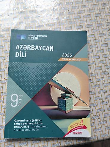 Testlər: Məhsul: “Azərbaycan dili – 2025 Test Toplusu” (Dövlət İmtahan Mərkəzi) — 1