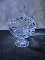 Ostalo posuđe: Bombonijera nova kristal Zajecar iz 70ih.god. Nova bombonijera sve na — 1