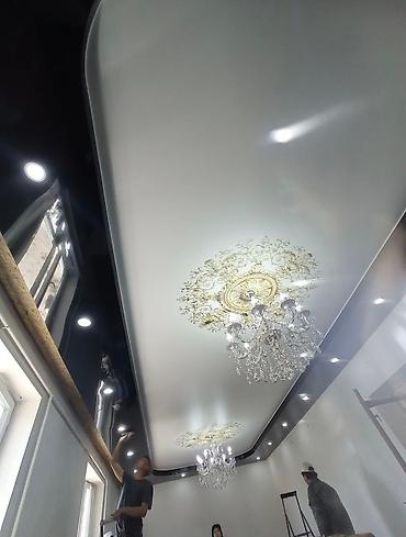 Натяжной потолок: Натяжной потолок Глянцевое, Матовое, 3D потолки Гарантия, Бесплатная консультация, Бесплатный замер — 9