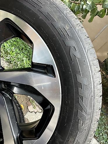 Шиналар жана дисктер: Дөңгөлөктөр монтажда 225 / 55 / R 18, Жаңы, 1 даана, Жол тандабастар (АТ/МТ), Куйма, тешиктери - 5 — 7