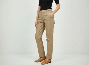 h m spodnie z rozszerzanymi nogawkami: H&M, Material trousers for women, size S