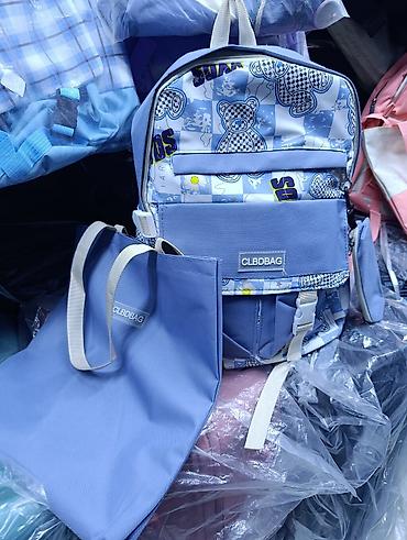 клетчатая: Набор школьных рюкзаков с шоперами (CLBDBAG) - Комплектация: рюкзак + — 1