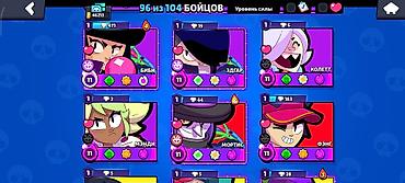 бравыл старс: Игровой аккаунт Brawl Stars - Трофеи: 46 213 - Собрано бойцов: 96 из — 3