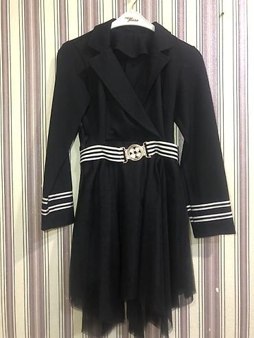 pencek: Qara şık qiyafət dəsti - Stil: Blazer kəsimli üst hissə və tül ətək — 2