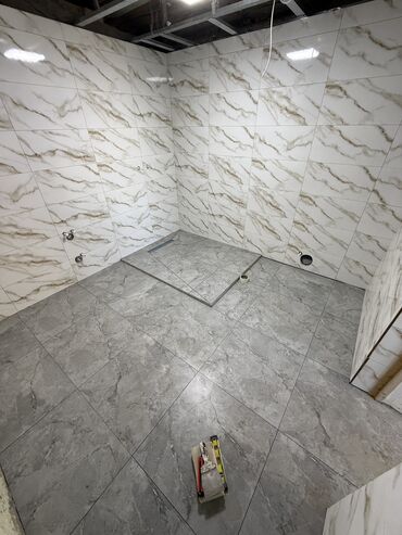 Укладка плитки: Профессиональная укладка керамической плитки и устройство душевой зоны — 2