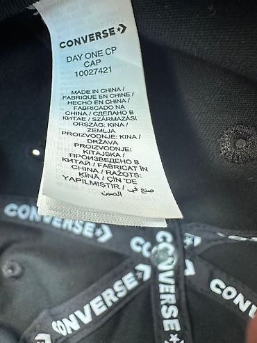 alt geyim: Kepka, Converse, Yeni, rəng - Qara, One size — 5