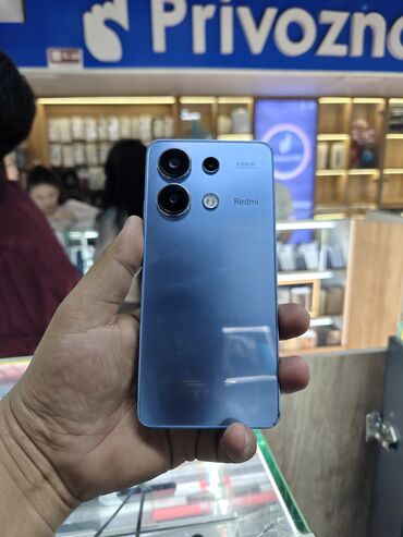 камера для машины: Redmi, Redmi Note 13, Колдонулган, 256 ГБ, түсү - Көк, Бөлүп төлөө менен, 2 SIM