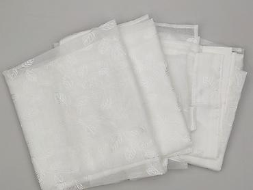 home decor: Biała firana z haftem liści – komplet 3 szt. - Wzór: delikatne, białe — 1