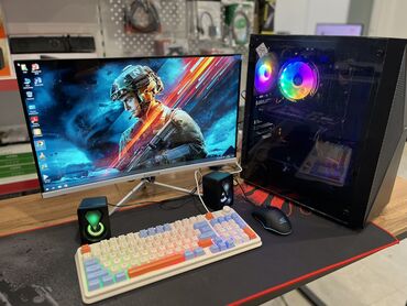 компьютеры для игр: Компьютер, ядер - 4, ОЗУ 16 ГБ, Для несложных задач, Новый, Intel Core i5, AMD Radeon RX 580, HDD + SSD