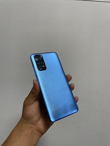 techno camon: Redmi, Redmi Note 11, Б/у, 128 ГБ, цвет - Синий, 2 SIM — 1