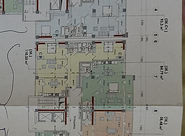 14: 3 комнаты, 110 м², Асанбай мкр Элитка, 10 этаж, ПСО (под самоотделку) — 3