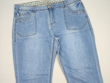 cross jeans zakręt: Spodnie 3/4 damskie, rozmiar 3XL