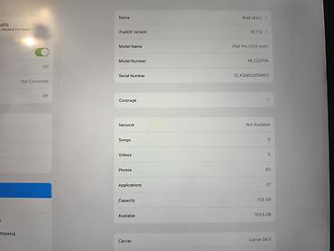 windows surface: Планшет, Apple, память 128 ГБ, 12" - 13", 4G (LTE), Б/у, Классический цвет - Серебристый — 3