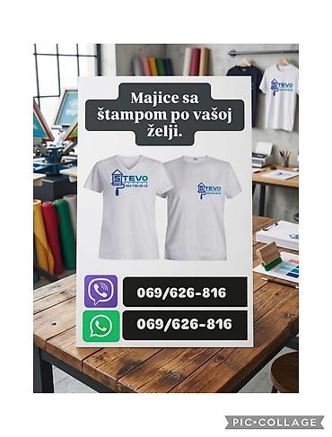Majice sa štampom po vašoj želji - Izrada personalizovanih štampanih