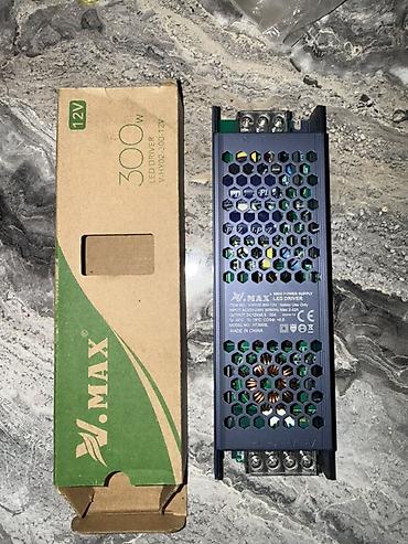 V.MAX LED Driver – 12V, 300W Tezədi. Texniki xüsusiyyətlər: - Güc lalafo.az -da V.MAX LED Driver – 12V, 300W Tezədi. Texniki xüsusiyyətlər: - Güc