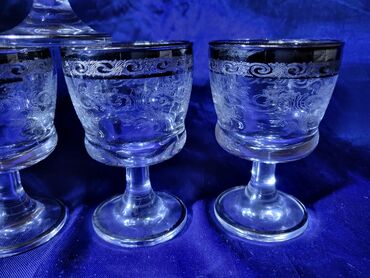 Čaše: Casice za zestoko pice,rucni rad murano medici iz 60ih. Casice — 5