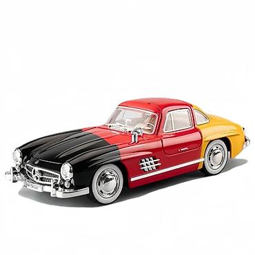 mini mercedes: 1:22 miqyaslı 300SL die-cast model avtomobil - Kolleksiya və dekor — 2