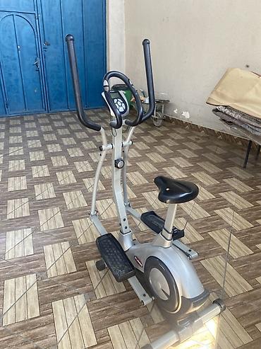 velosiped ev: Elliptik velotrenajor (sürüşkən addımlı + oturacaqlı model) - 2-i — 2