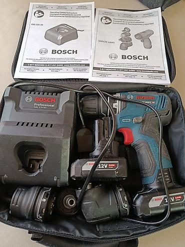 Оборудование для бизнеса: Набор Bosch Professional 12 дрель-шуруповерт с насадками FlexiClick,в — 1
